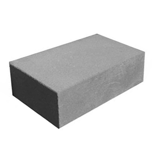 Кирпич бетонный полуторный полнотелый серый М200 ОК-25-12-8.5