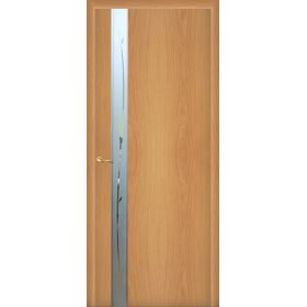 Дверное полотно с покрытием ламинат  ДО "Стиль -1" Ветка 0,6м  (мил.орех)