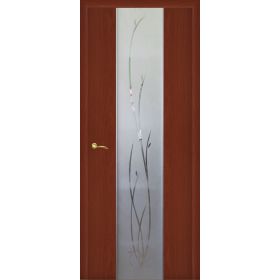 Дверное полотно с покрытием ламинат  ДО "Стиль" Ветка 0,8м  (итал.орех)