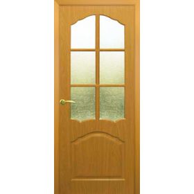 Дверное полотно с покрытием ПВХ  ДО "Альфа"  0,6м  (милан.орех)