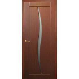 Дверное полотно с покрытием ПВХ  ДО "Силуэт"  0,6м  (итал.орех)