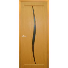 Дверное полотно с покрытием ПВХ  ДО "Силуэт"  0,6м  (милан.орех)